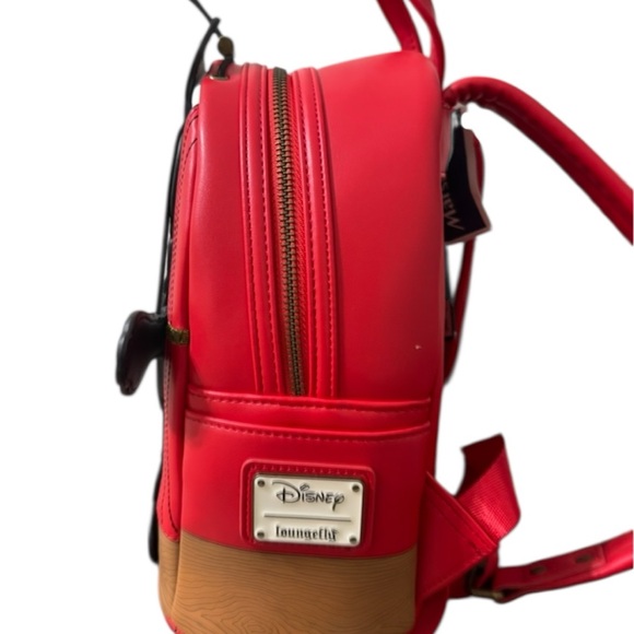 Disney Loungefly Red and Brown Pinocchio Backpack main image 4